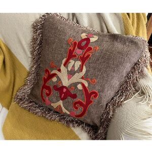 Decorative Brown/Rust Pillow Covers for‎ sofa 20x20 set of 2